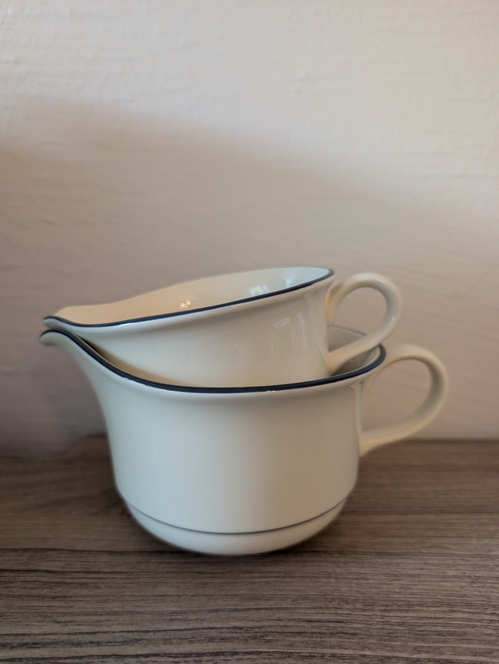 Lenox‎ "For The Blue Patterns"  Creamer and Sauce Gravy Boat Set Of 2